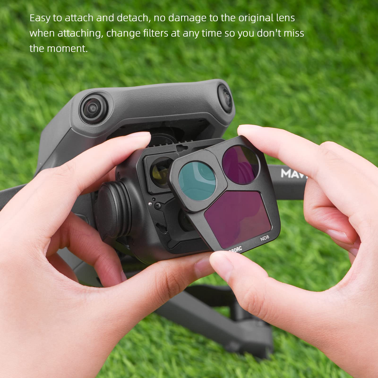 Amazon | BRDRC NDフィルターセット DJI Mavic 3 Pro用 4パック ND8